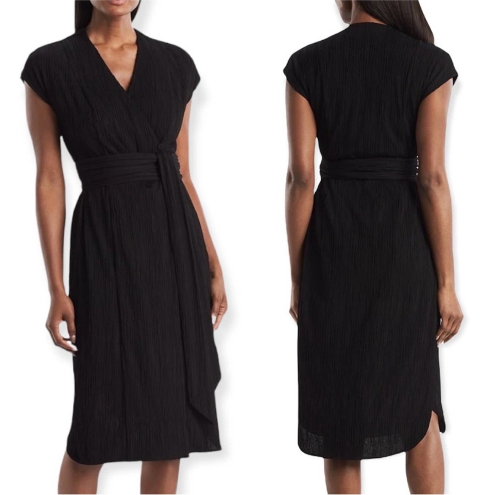 MM Lafleur Black Midi Dress